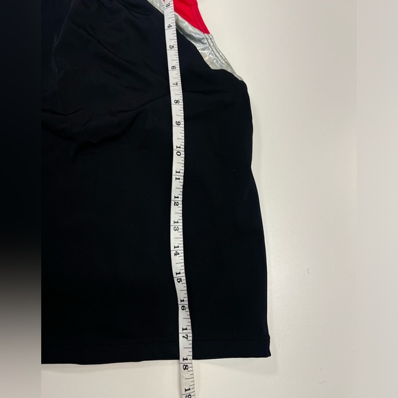 Weissman Balera Performance Spirit Racerback Top Red Black Dance Cheer NEW - Picture 5 of 8